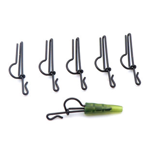 欧鲤钓罗尼反底钓法QC转环快速换子线连接器强拉力美式八字环配件