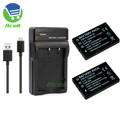适用于 雅西卡 ADV-5530FHD  ADV-1080P摄像机电池+USB旅行充电器 - 封面
