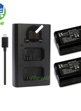 适用 索尼RX10IV ILCE-3000 ILCE-5000 相机电池+USB双充 充电器