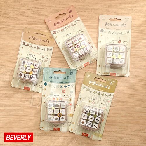 日本Beverly木质手帐印章
