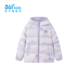 【商场同款】361童装女童加厚保暖羽绒服2025冬季新款中大童外套