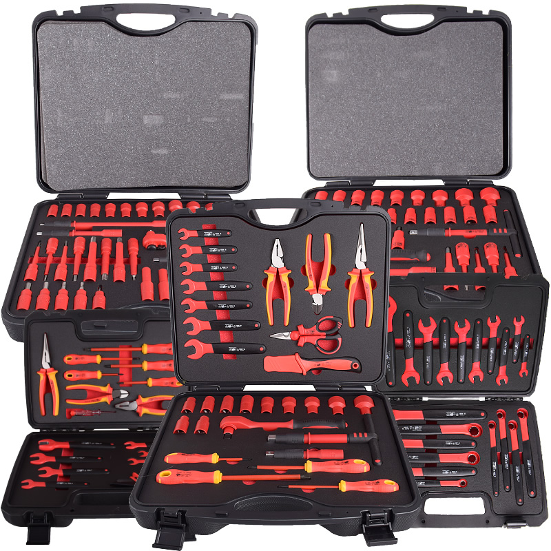 1000V1000V电工绝缘套装棘轮扳手