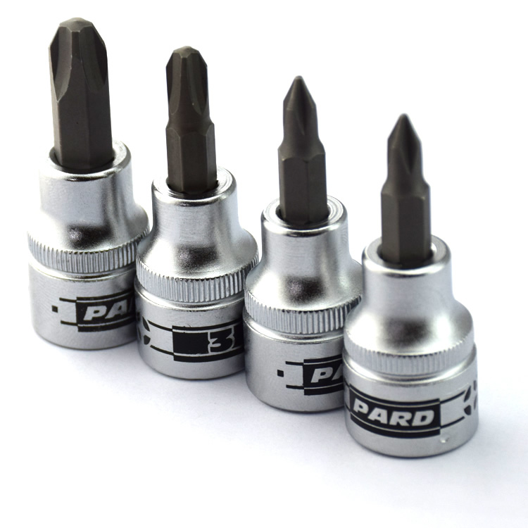 美国PARD进口 3/8十字旋具套筒头批头PH1-PH4 高扭力型 方孔10mm