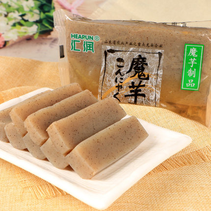 汇润低卡新鲜魔芋豆腐魔芋块魔芋糕火锅速食0脂热量代餐饱腹