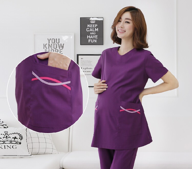 孕妇专用洗手衣女短袖薄款工作服夏季套装医院医生护士服手术衣服