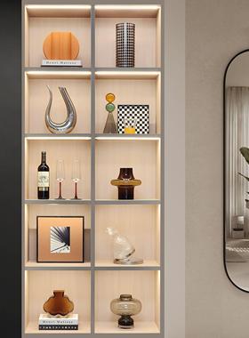 样板间酒柜简约软装桌面摆件家居饰品创意玻璃陶瓷工艺品ZH3871