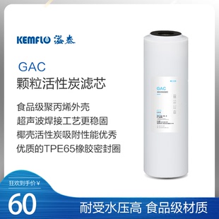 商用净水器纯水机滤芯T33 溢泰KemfloGAC颗粒活性炭家用