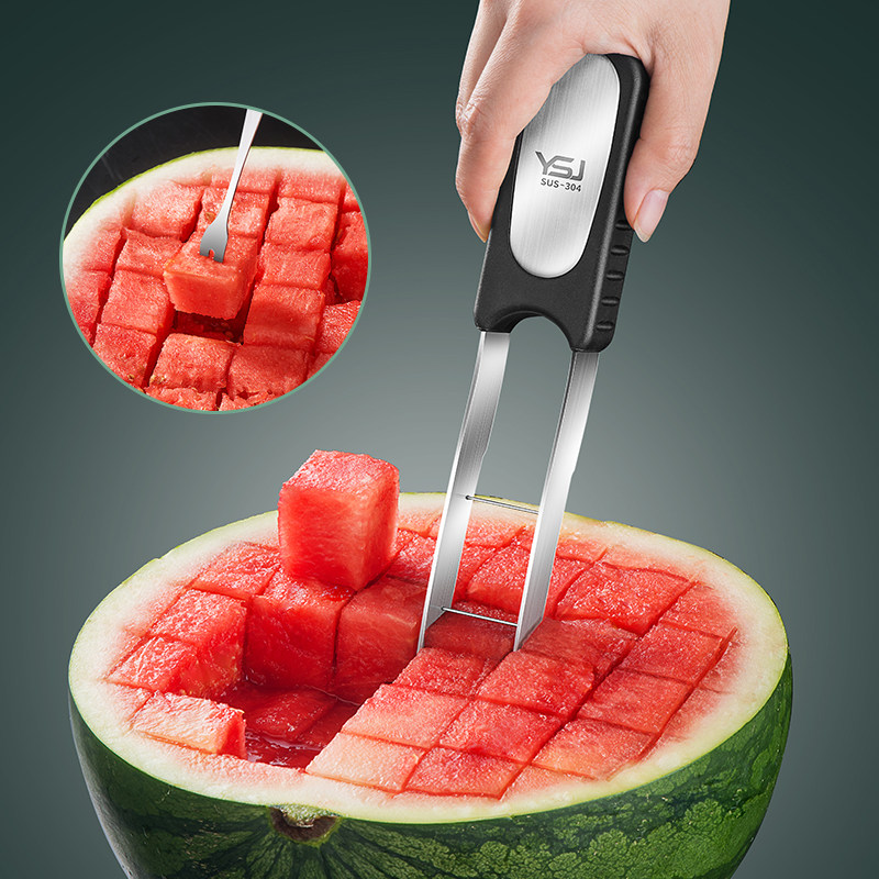 切西瓜神器分割器304不锈钢水果刀花式切丁切块开切西瓜工具挖肉,厨房/烹饪用具,水果分割器,淘宝优惠券,粉丝福利购,淘宝优惠卷