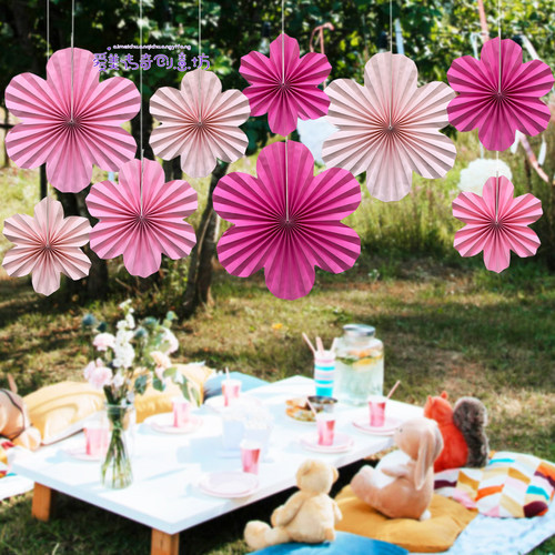 商场氛围布置卖场春天装饰挂件