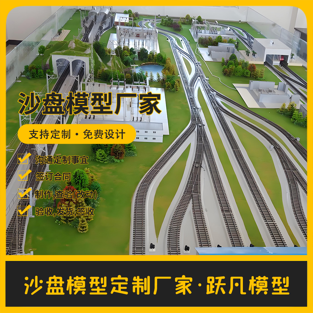 轨道交通实训沙盘模型定做铁路场景模型定制铁路枢纽沙盘模型定制