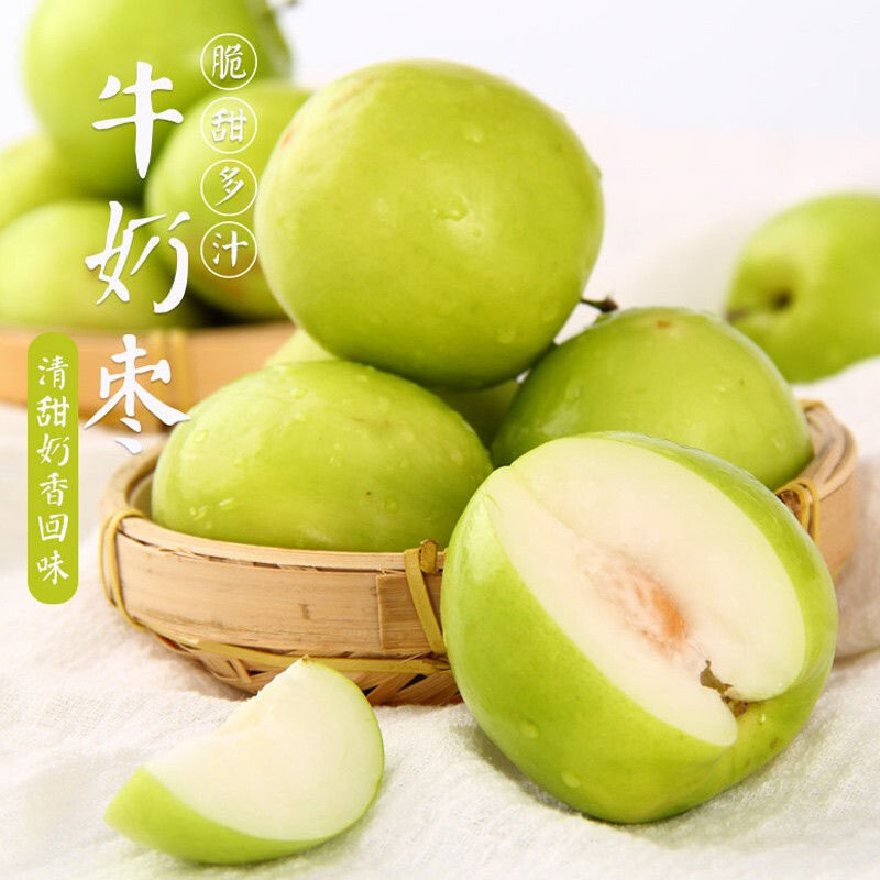 福建牛奶枣大青枣3斤现货新鲜冬枣大枣鲜枣水果脆枣子非苹果东枣A