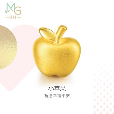 周生生Charme祥瑞祝福黄金手链苹果转运珠黄金吊坠85391C定价