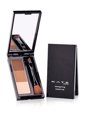 日本嘉娜宝KATE凯朵三色眉粉眉刷鼻影修容不易脱色棕色EX-4/EX-5