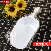 加厚冰铲食品级PP塑料奶茶店多用铲粮食米面铲爆米花茶叶铲子