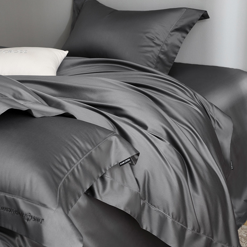 简约轻奢正品200S长绒棉纯棉四件套贡缎全棉被套床单床上用品高端,床上用品,床品套件/四件套/多件套,淘宝优惠券,粉丝福利购,淘宝优惠卷