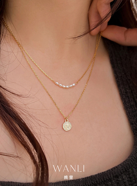 日常百搭配裙子高级小项链不掉色