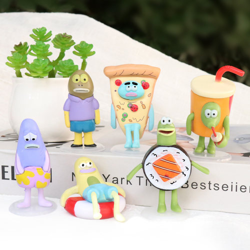 新品潮玩比奇堡的居民系列盲盒