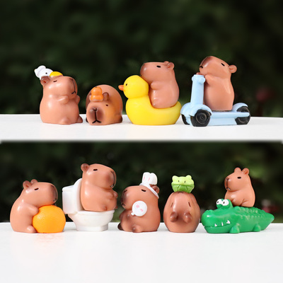 可爱卡通迷你卡比巴拉水豚盲袋