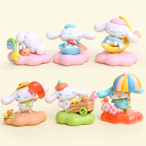 新品云朵场景玉桂狗系列潮玩盲盒