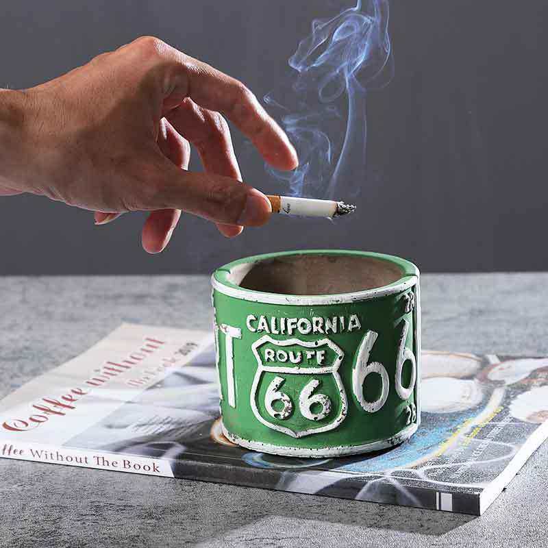 复古风家用餐厅装饰品网红烟灰缸个性欧式创意酒吧客厅饭店小摆件