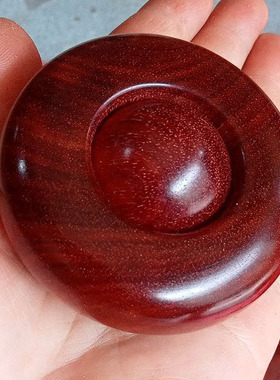 紫檀木手把件时来运转转运珠益智健康手球家居礼品男女款携带方便