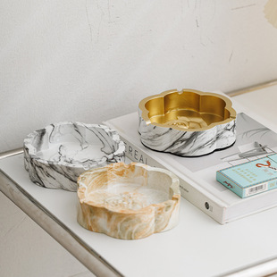 时尚创意个性烟灰缸带盖个性办公防飞灰客厅家用酒店会所礼品