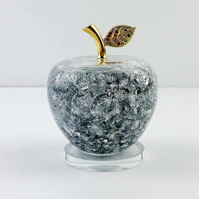 圣诞节银箔苹果工艺品摆件创意平安夜保险公司送朋友礼品