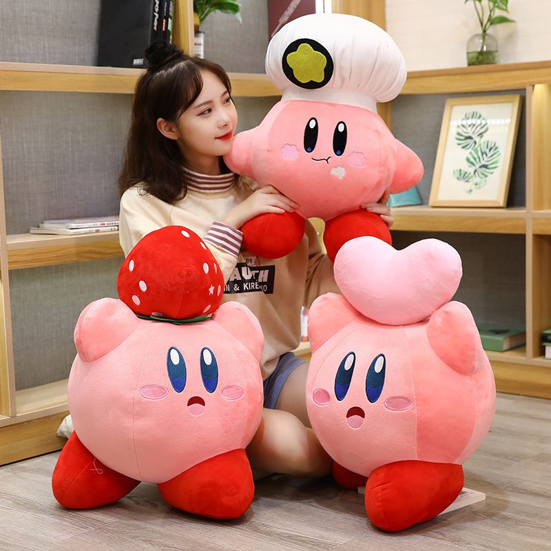 星之卡比公仔玩偶可爱粉色kirby switch游戏周边毛绒玩具布娃娃