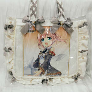 Zakkamart周年限定黑色白色限定A3A4大肠S码缎面pvc保护袋