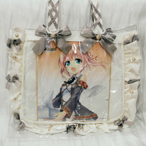 Zakkamart周年限定黑色白色限定A3A4大肠S码缎面pvc保护袋