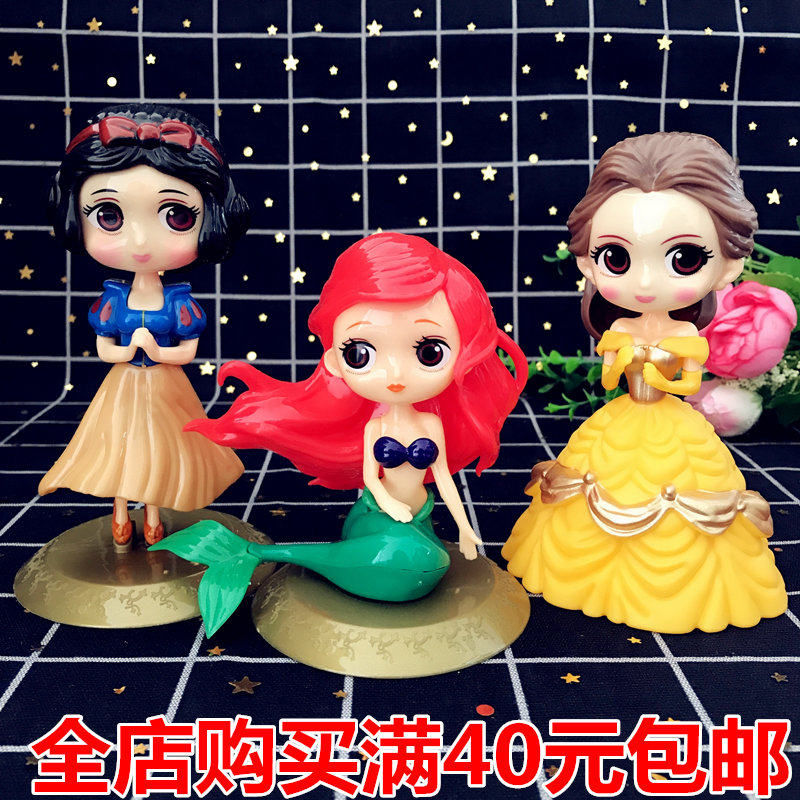 烘焙卡通婚纱甜品台装扮生日蛋糕
