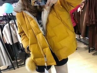 2023冬新款 零压羽绒服秋冬外套面包服小个子显瘦多巴胺 女短款