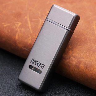 博达可充气超薄防风打火机个性创意红焰直冲金属定制男士礼品高端