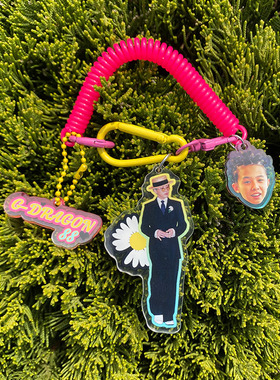 原创GD钥匙扣挂件BIGBANG权志龙背包挂饰亚克力周边吊坠应援礼物