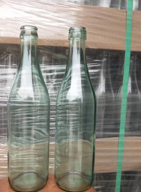 一斤透明白酒玻璃瓶 500ml二锅头酒瓶牛栏山包装瓶圆形空瓶白酒瓶