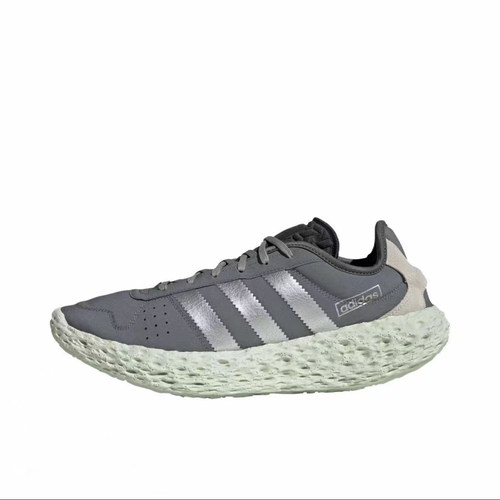 42.5码Adidas阿迪达斯Zponge男女同款低帮轻便缓震休闲鞋JH8111