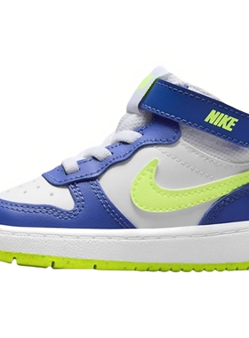 27码Nike耐克儿童中帮魔术贴防滑耐磨运动休闲鞋HJ9281-488