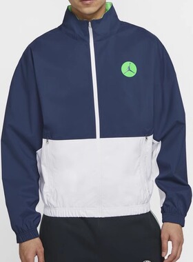 Nike耐克男子爆款时尚舒适运动休闲深海蓝轻便茄克外套CW0838-414