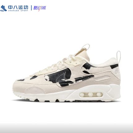 Nike耐克Air Max 90女子低帮气垫缓震增高华夫跑步鞋FN7170-133