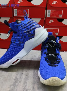 Nike耐克Zoom LeBron实拍大童气垫缓震简约实战篮球鞋CU4113-400