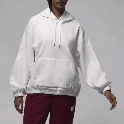Nike耐克Jordan Brand简约风加绒连帽口袋百搭运动卫衣FD7238-133