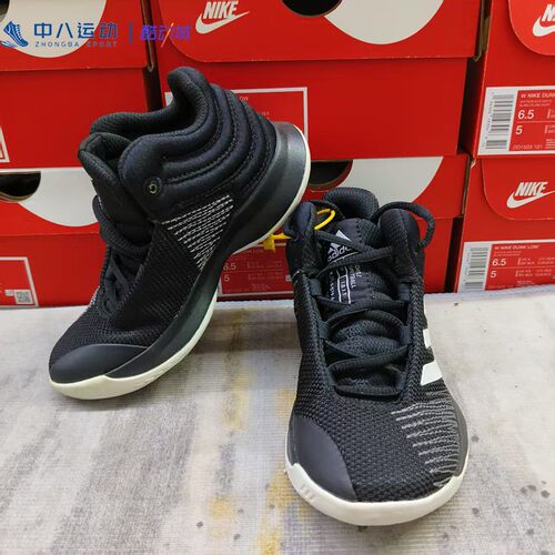 adidas阿迪达斯Pro Spark实拍小童防滑透气缓震耐磨篮球鞋AH2644