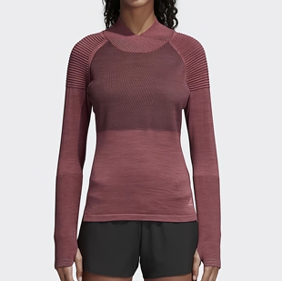 Adidas阿迪达斯【M码】女款百搭健身运动训练短袖卫衣外套棉服