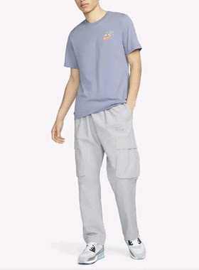 M-2XL码Nike耐克印花图案圆领舒适透气休闲短袖T恤FD6637-493