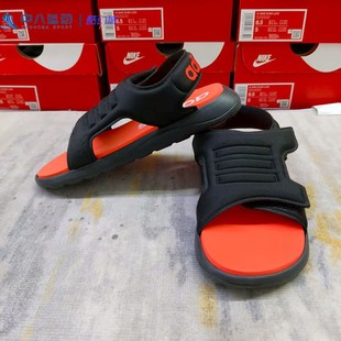 adidas阿迪达斯Comfort EG2232 Sandal实拍大童防滑简约魔术贴凉鞋