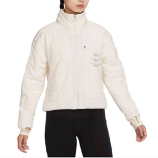 拉链立领休闲夹克外套FB7822 110 加厚保暖防风长袖 Nike耐克短款