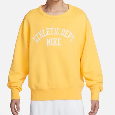 NIKE耐克TREND欧美风长袖圆领针织字母印花套头衫卫衣DX0026-795