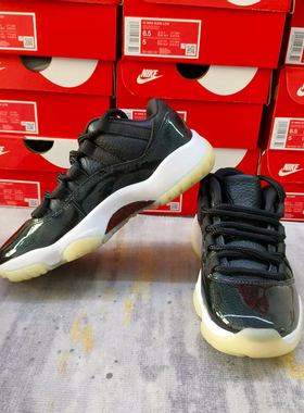 35.5码Nike耐克Jordan11复古百搭耐磨舒适简约休闲鞋AV2187-001