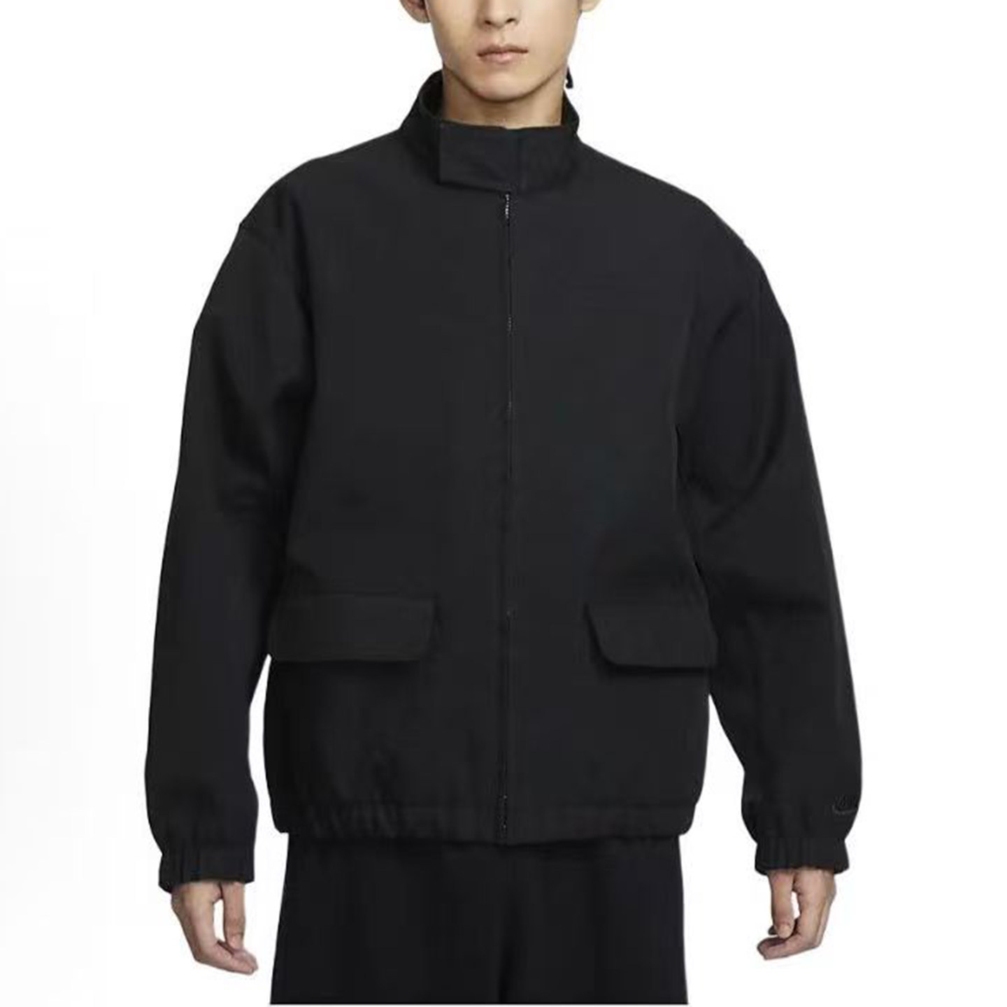 XL码Nike耐克男子纯色防风拉链户外休闲夹克外套FN2609-010