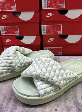 Nike耐克Jordan Sophi实拍透气外穿厚底休闲轻运动拖鞋DO8863-300